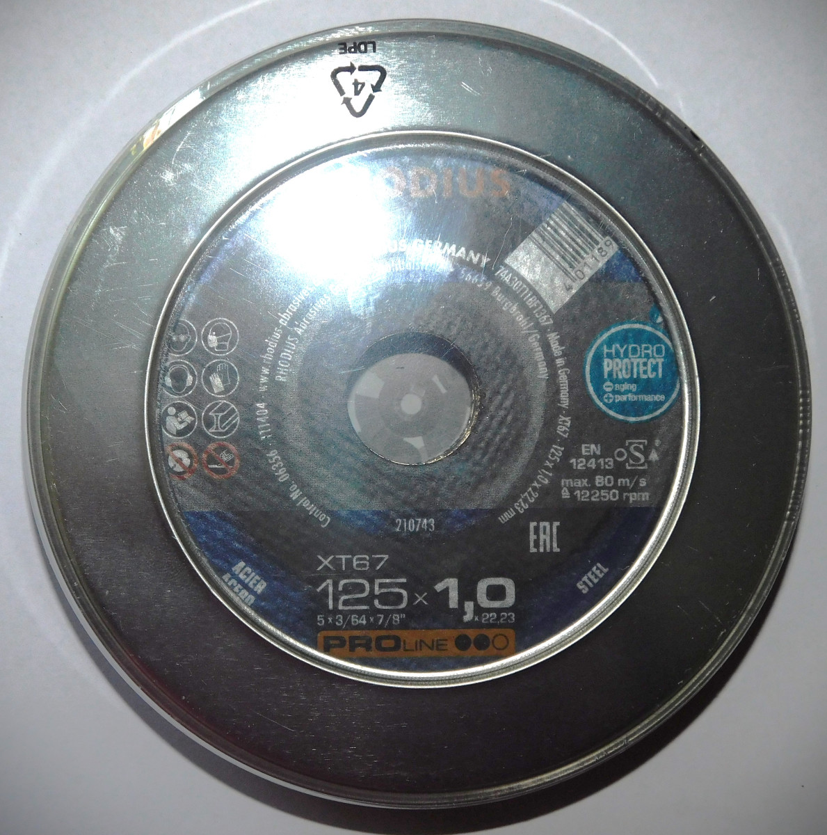 Rhodius extra vékony vágókorong XT67