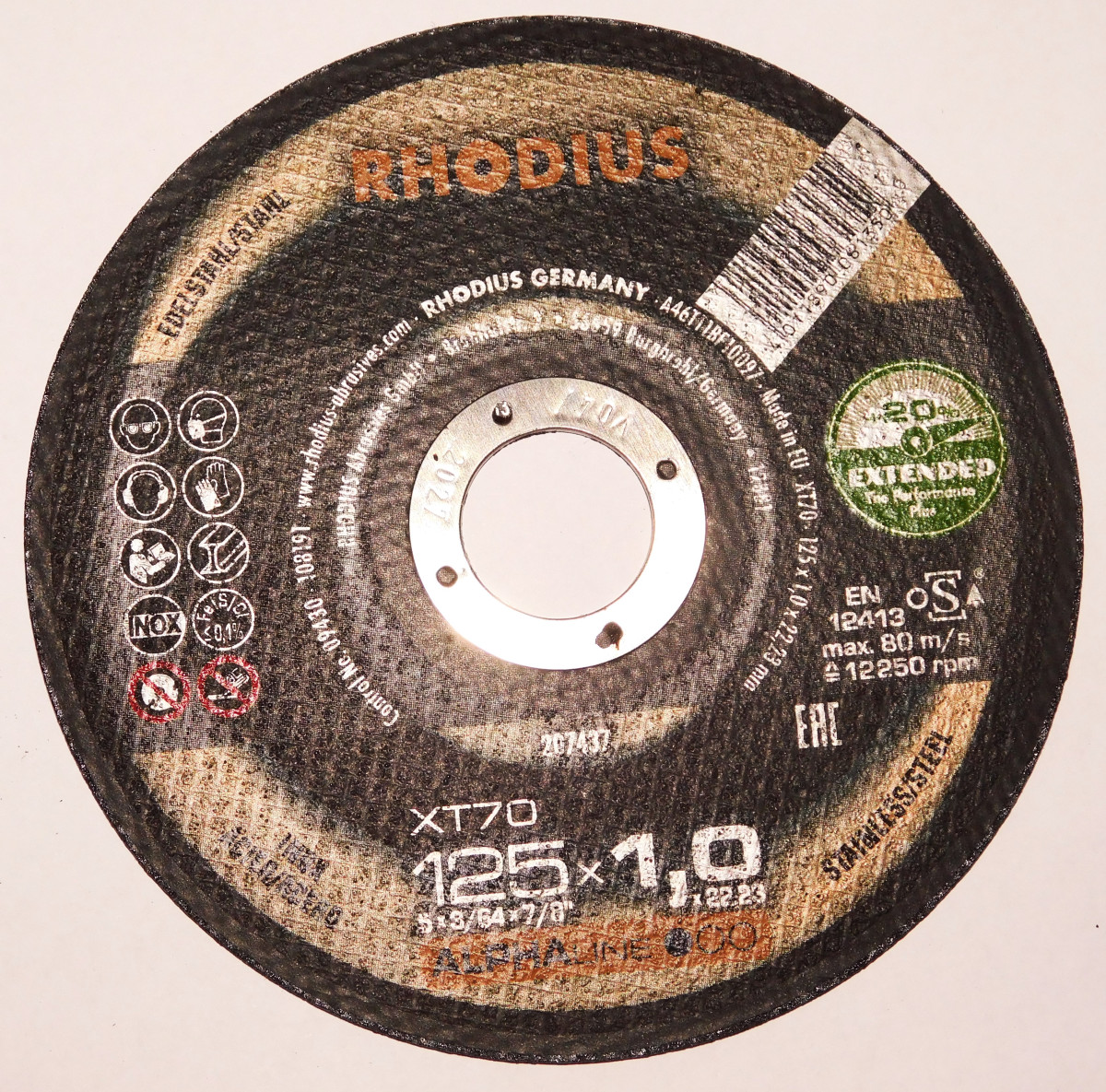 Rhodius extra vékony vágókorongok XT70